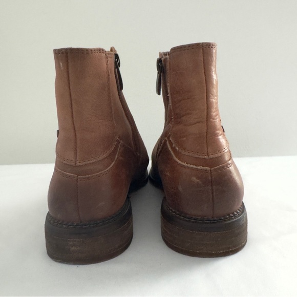 Franco Sarto Horrace Brown Leather Booties 8.5 - Picture 6 of 11